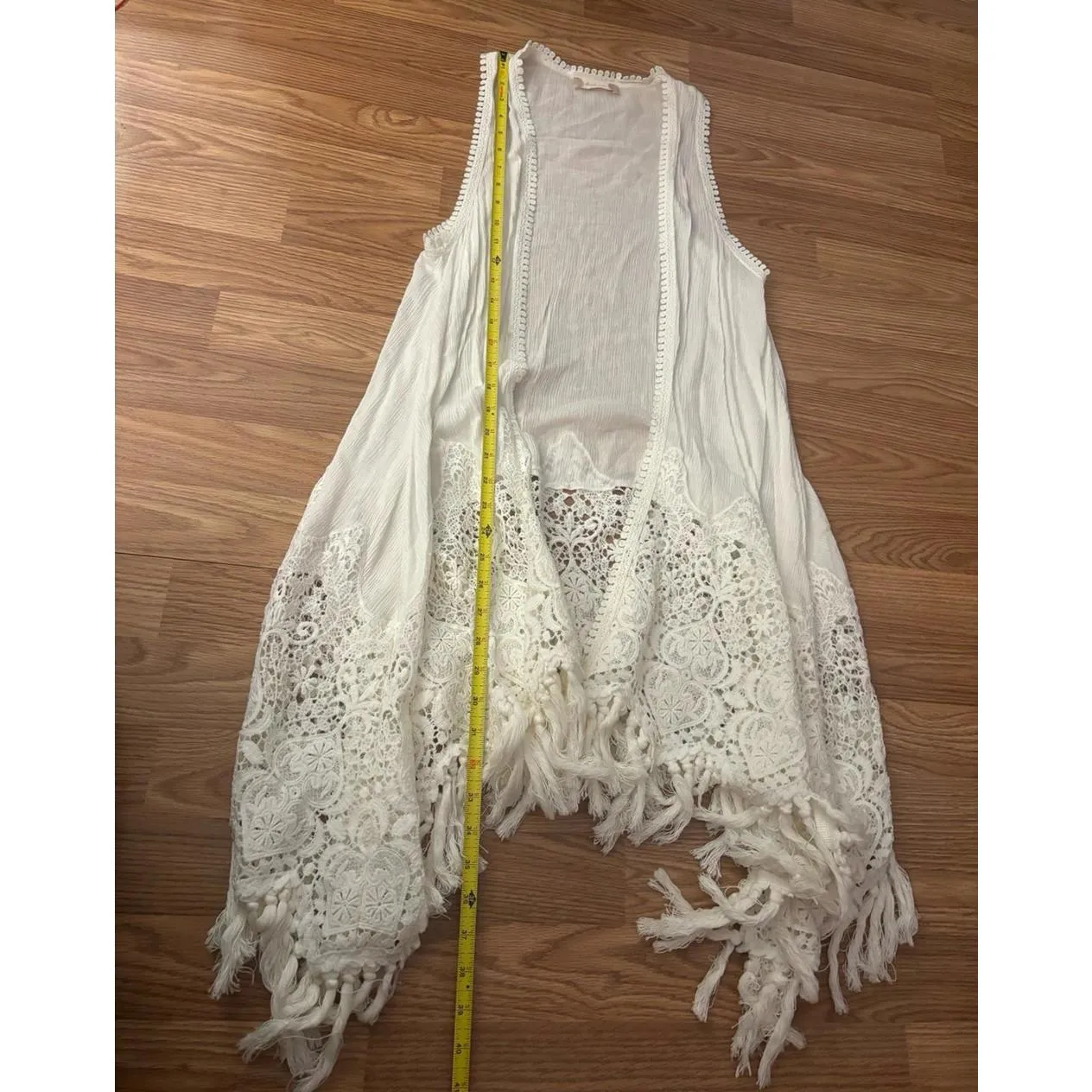 Altar’D State Boho Crochet Vest Size Small - Image 5