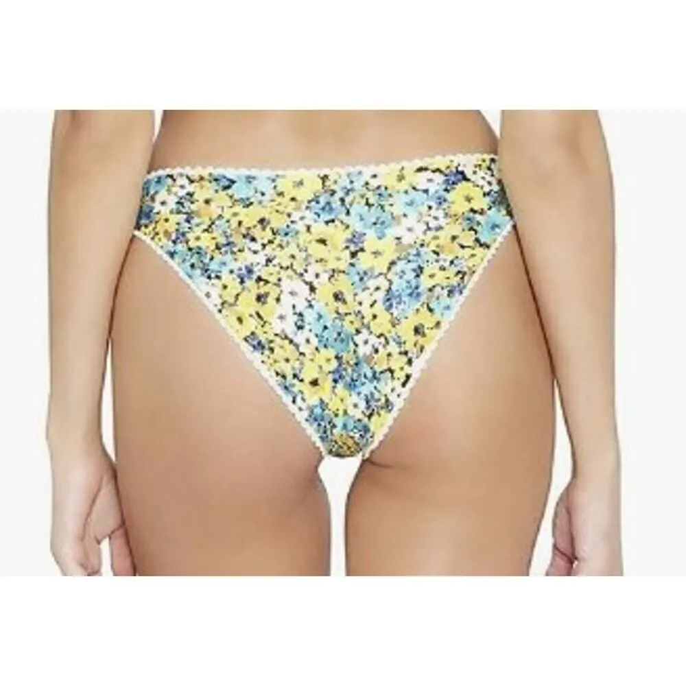 NWT L*Space Floral Sol Bikini Bottoms Sz. M - Image 3