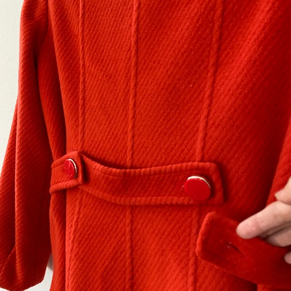 Vintage Coat from South Korea Red Size 6 - Image 6