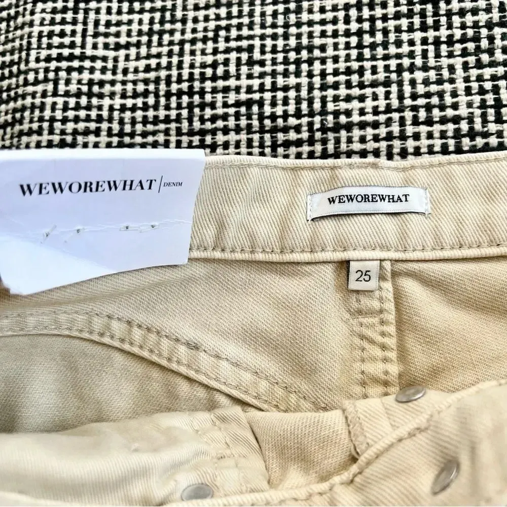 WeWoreWhat Revolve The Danielle High Rise Vintage Straight Jeans in Camp NEW - Image 10