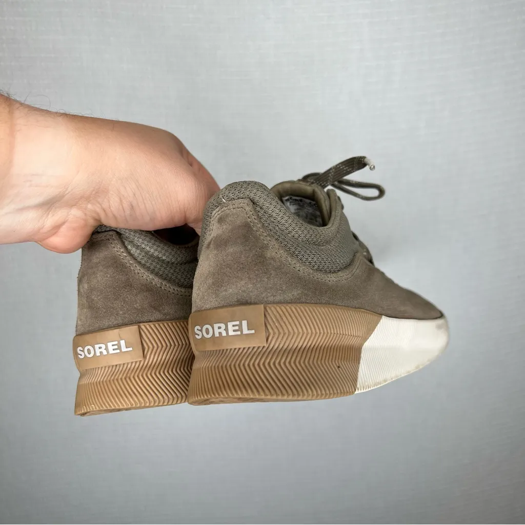 Sorel | Size 10 Women's Olive‎ Sneakers Shoe Hiking Athletic - Image 3