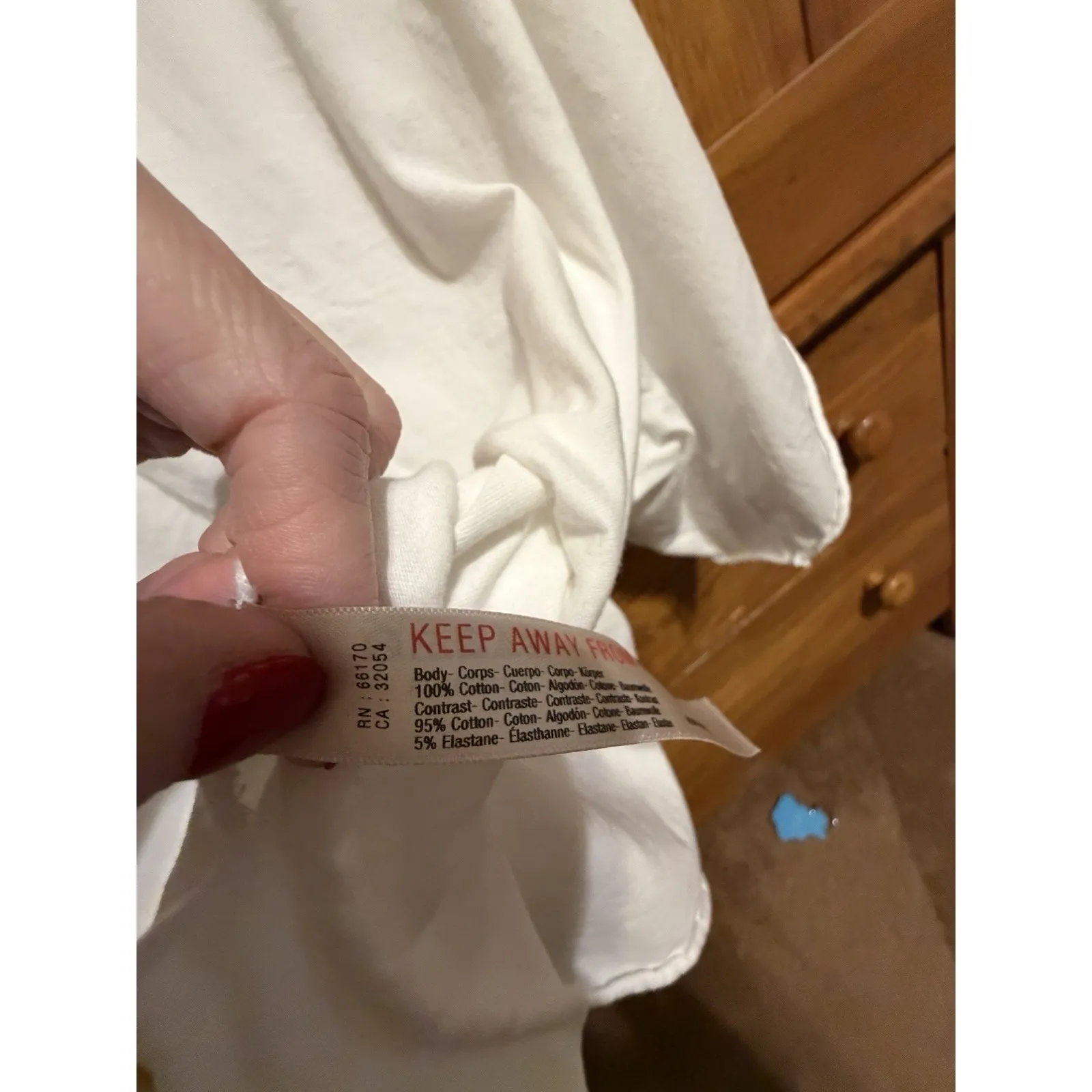 Free People White Reflective Crop Top Size Medium - Image 6