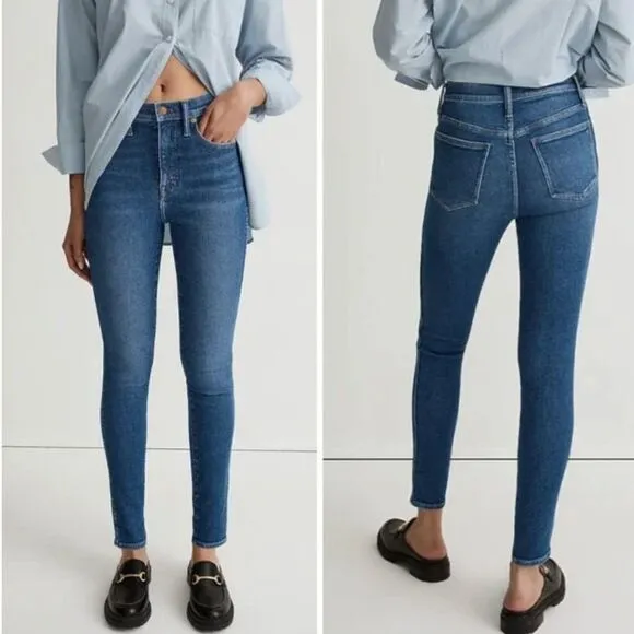 NEW Madewell‎ 10" High-Rise Skinny Jeans Eardley Wash, 30 - Image 2