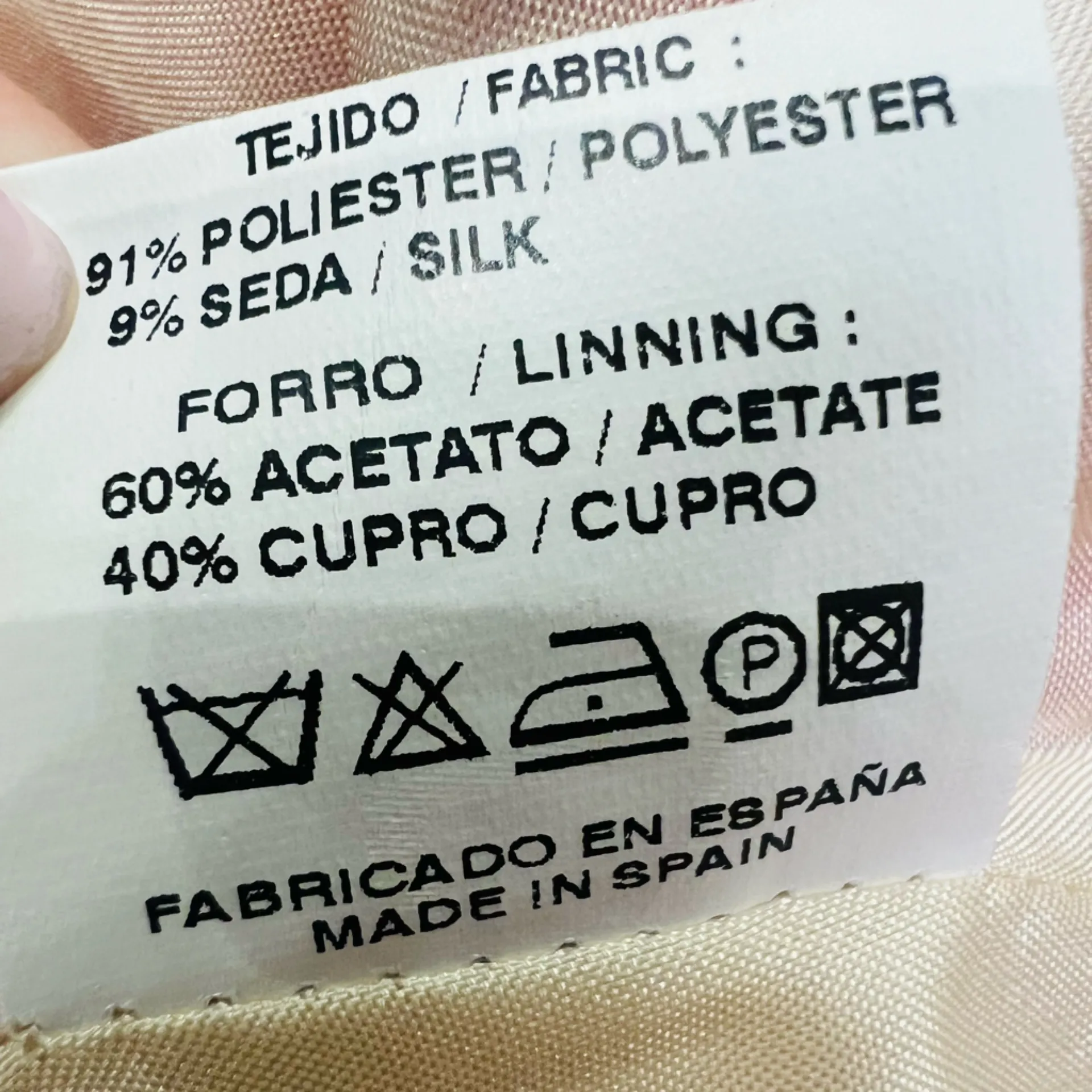 The 2nd Skin Co Champagne Silk bubble Dress Tan Size 2 - Image 10