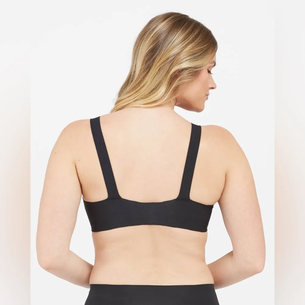 Spanx - Bra-llelujah! Lightly Lined Bralette | T-Shirt Bra - Very Black - XL - Image 4