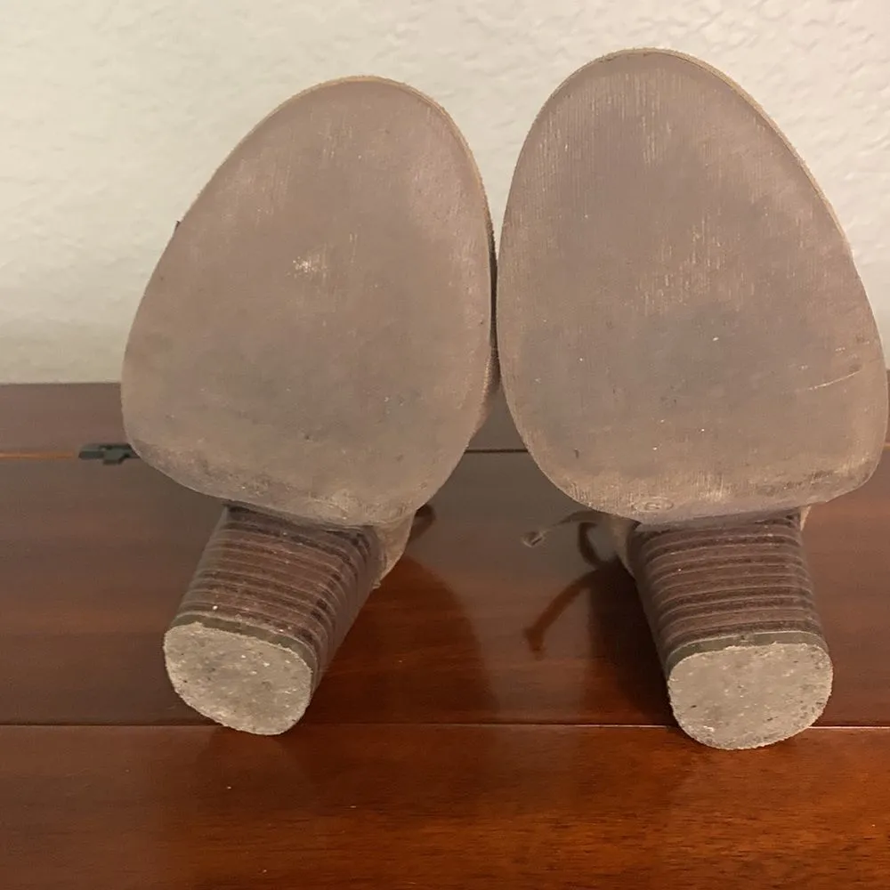 Shoe dazzle Lolis brown ankle booties size 8‎ Brown - Image 8