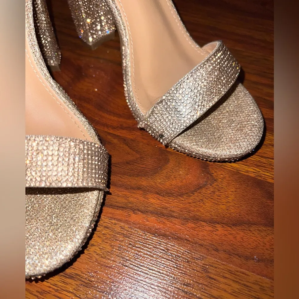 Windsor Rose Gold Bling Heels - Image 3
