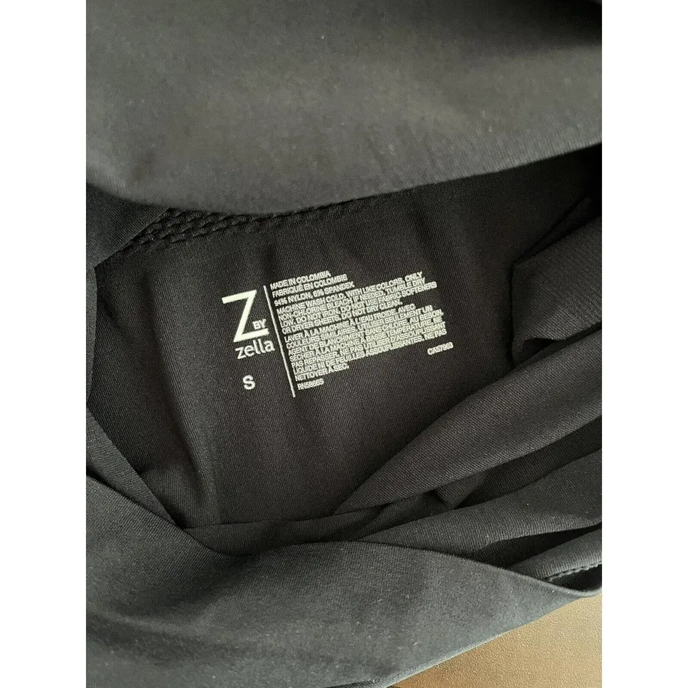 NWT Z By Zella Black Meridian Long Sleeve Mesh Panel Shirt Sz Small - Image 6