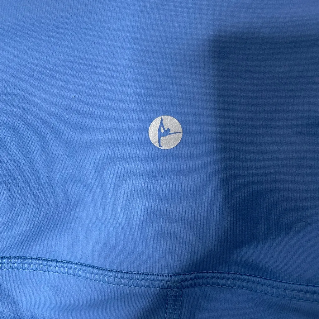 90 Degree By Reflex Women's Biker Athletic Shorts Blue Medium Excellent Cond Size XS - Image 5