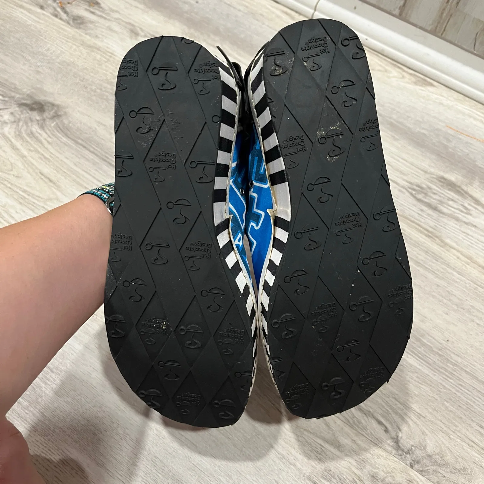 Hot Chocolate Design Chocolaticas Aristocrat Lolita Mary Jane Platforms Sz 6 Blue - Image 6