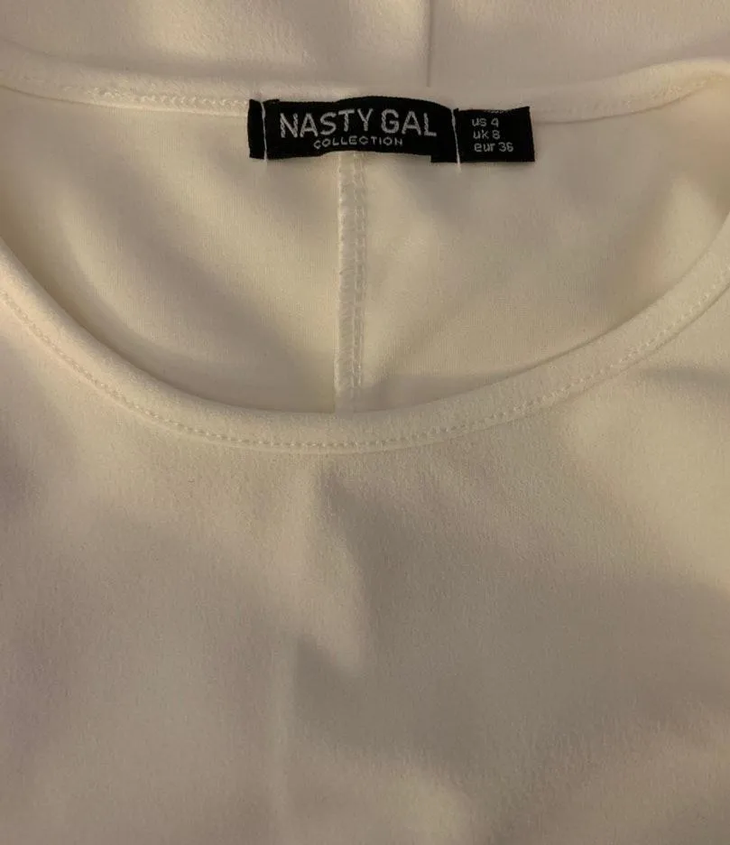 Nasty Gal White Dress - Image 3