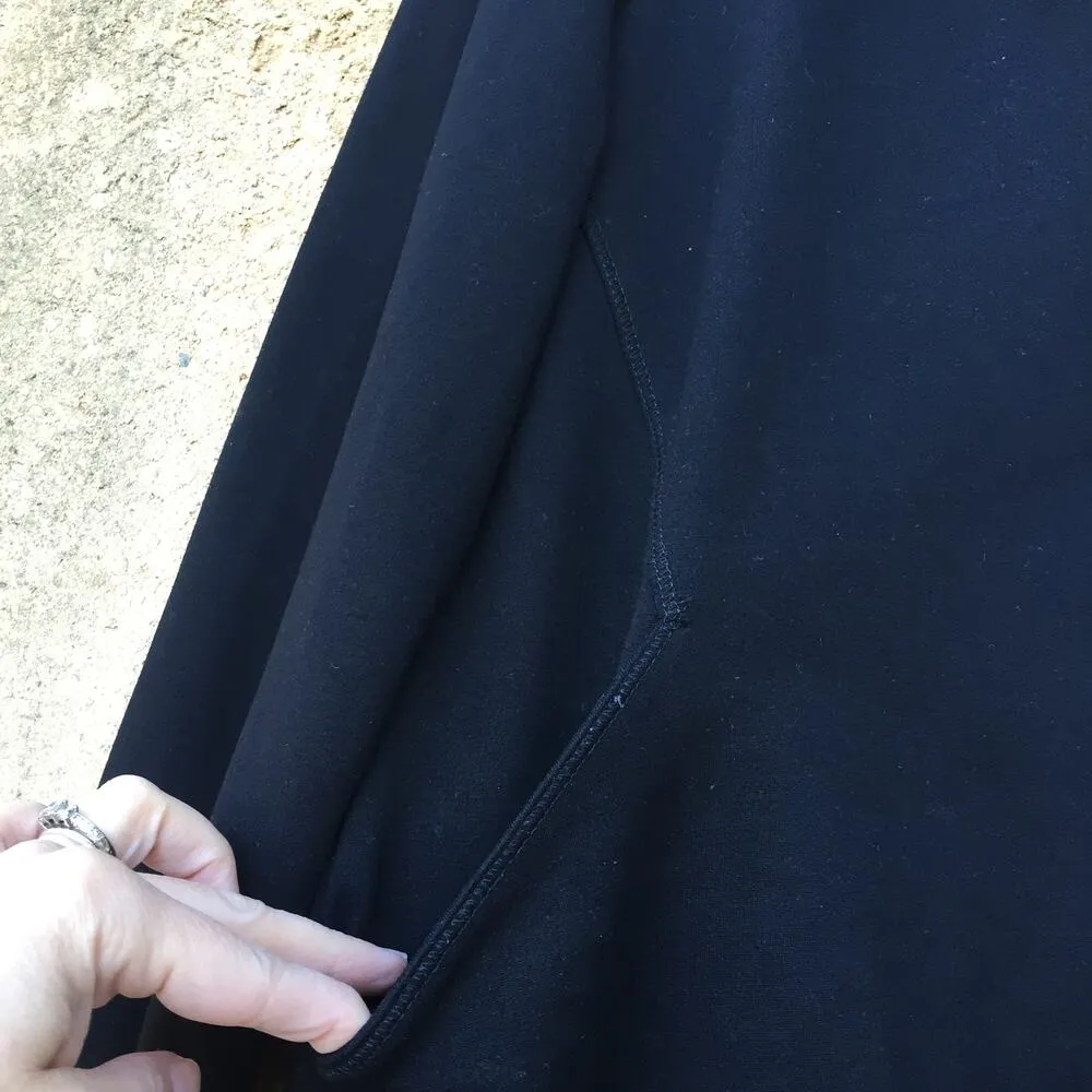 Eileen Fisher  Black Soft Structured Full Zip Jacket S - Image 3