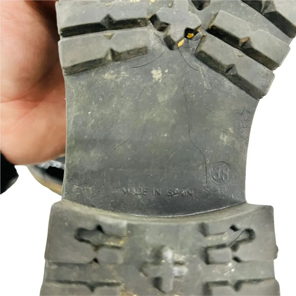 Shellys London Tyra Zip Moto Combat Biker Boot Womens Size 38 Black - Image 8