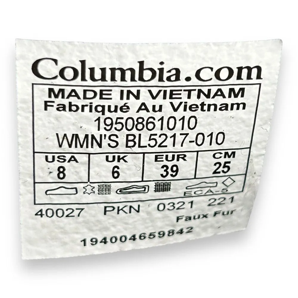 Columbia Womens Ice Maiden Slip II Snow Boot Black Size 8 M - Image 8