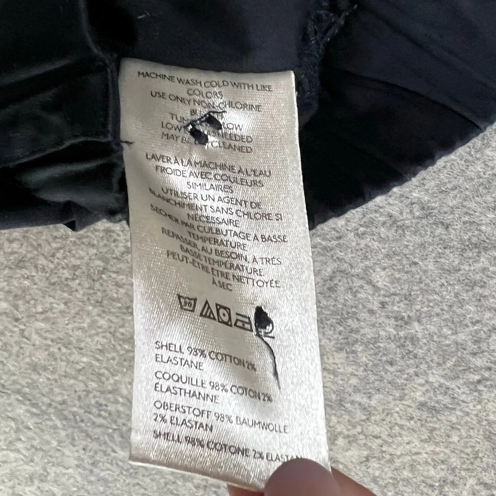 Anthropologie Maeve Curve Poplin Barrel Pants Womens XS Black High Rise Modern - Image 13