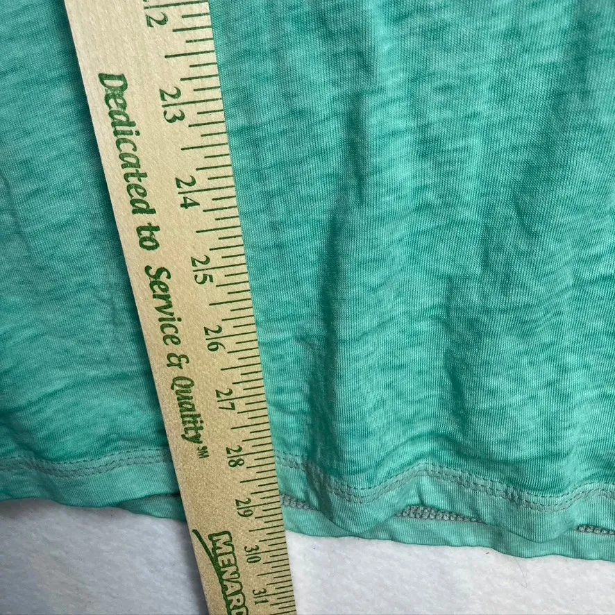 Buckle Black Label Mens L Henley Shirt Aqua Green Cotton Polyester Short Sleeve‎ Size undefined - Image 8