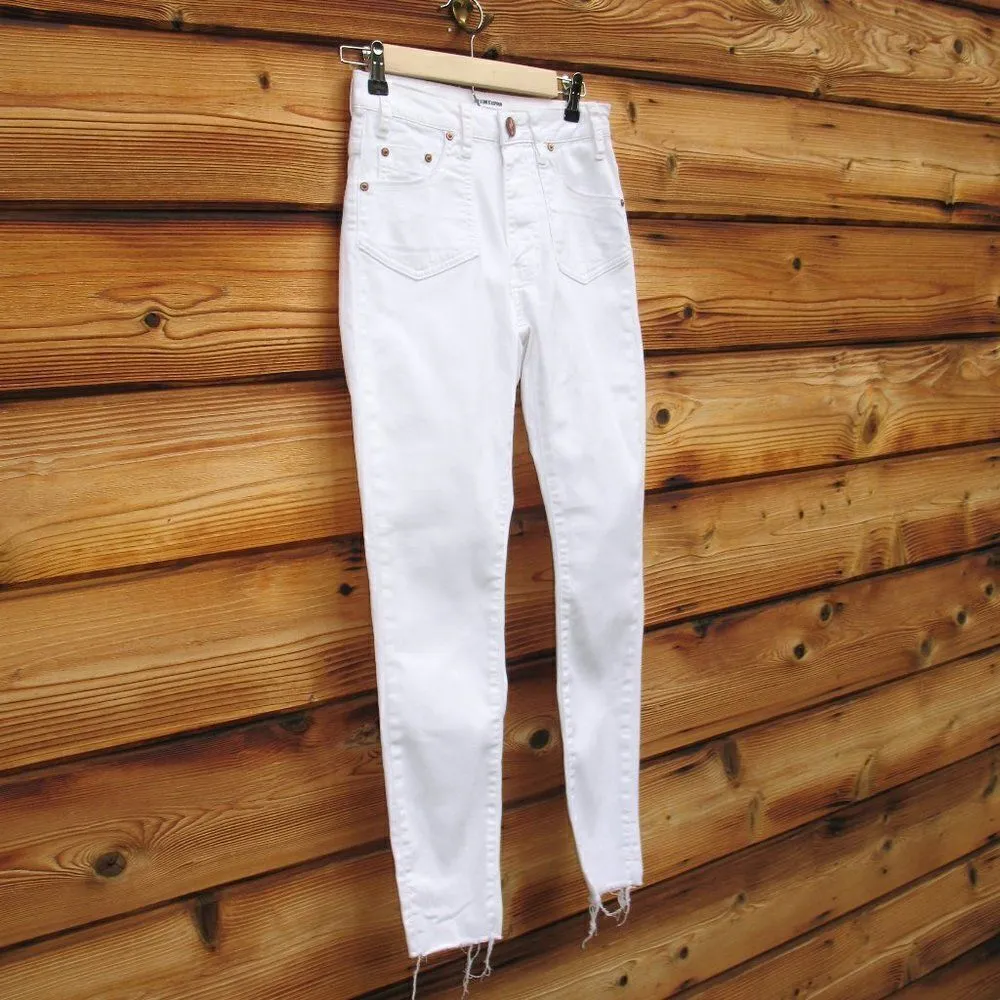 ONE TEASPOON High Waist Freebird II White Skinny Jeans - Image 5