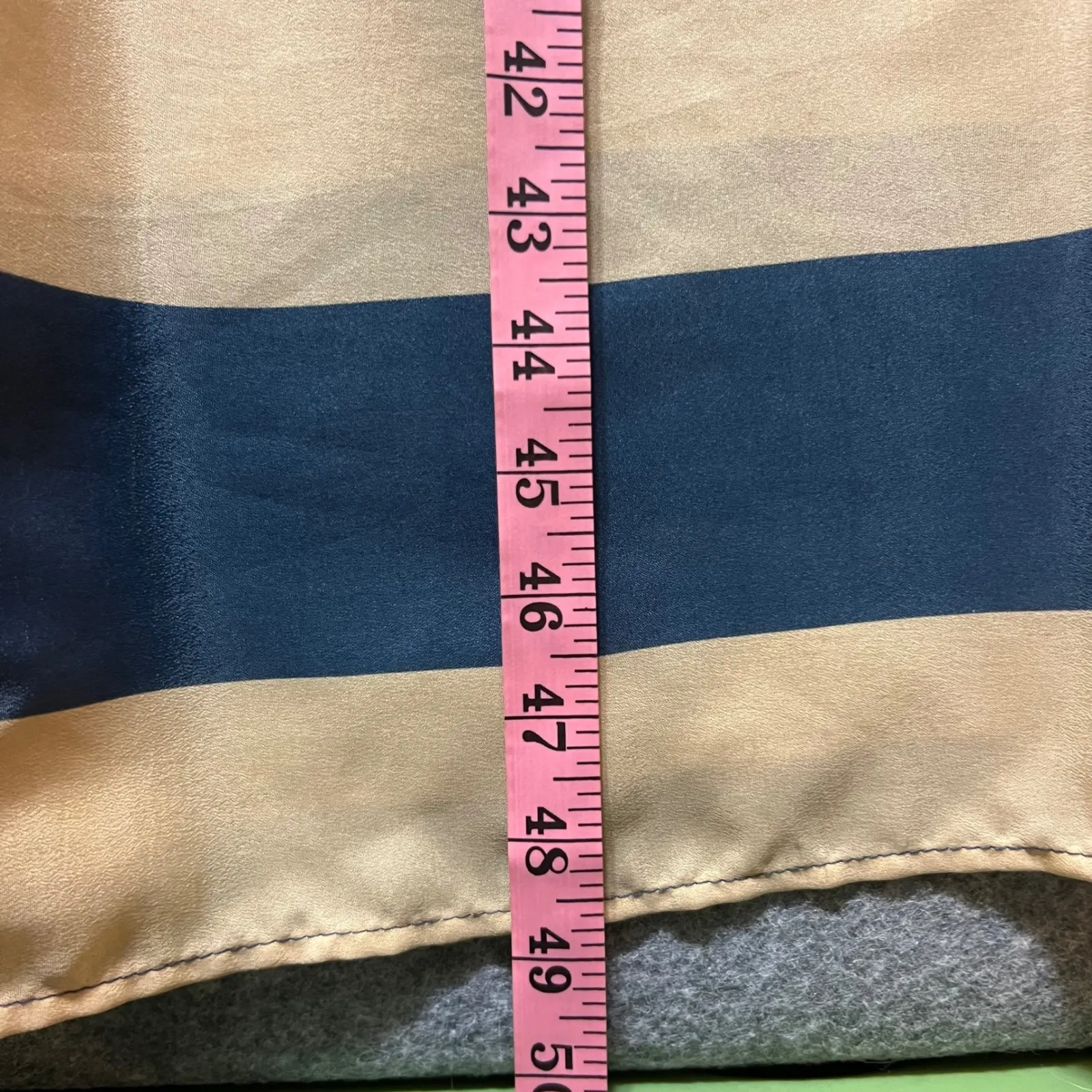 Poetry‎ Striped Maxi Dress Womens Medium Strapless Sleeveless Casual - Image 5