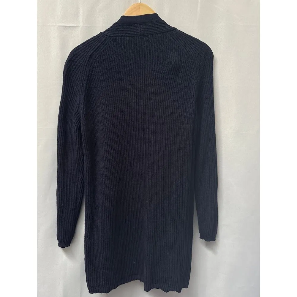Women’s dip Navy Blue Long Sweater Sz M Size L - Image 3
