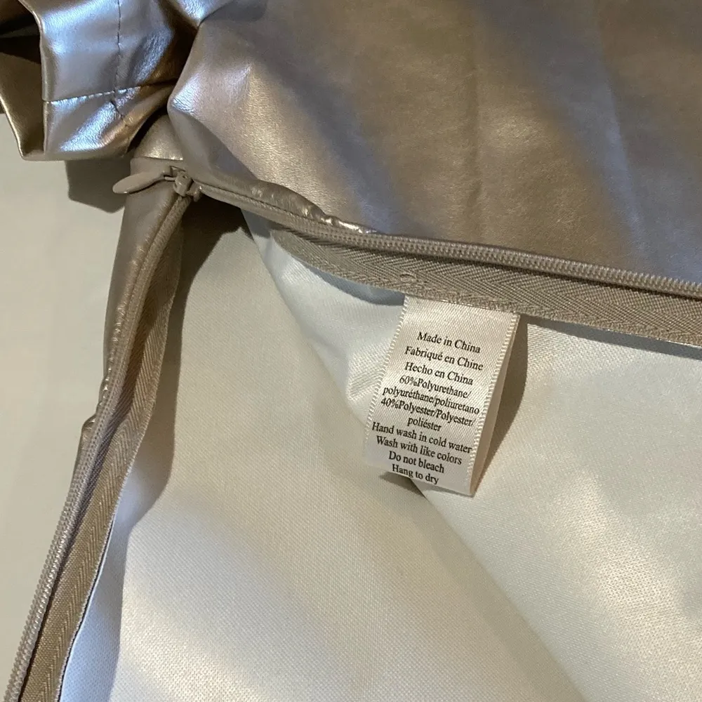 NEW Anthropologie Porridge Collin Faux-Leather Short-Sleeve Top (size Small) - Image 7