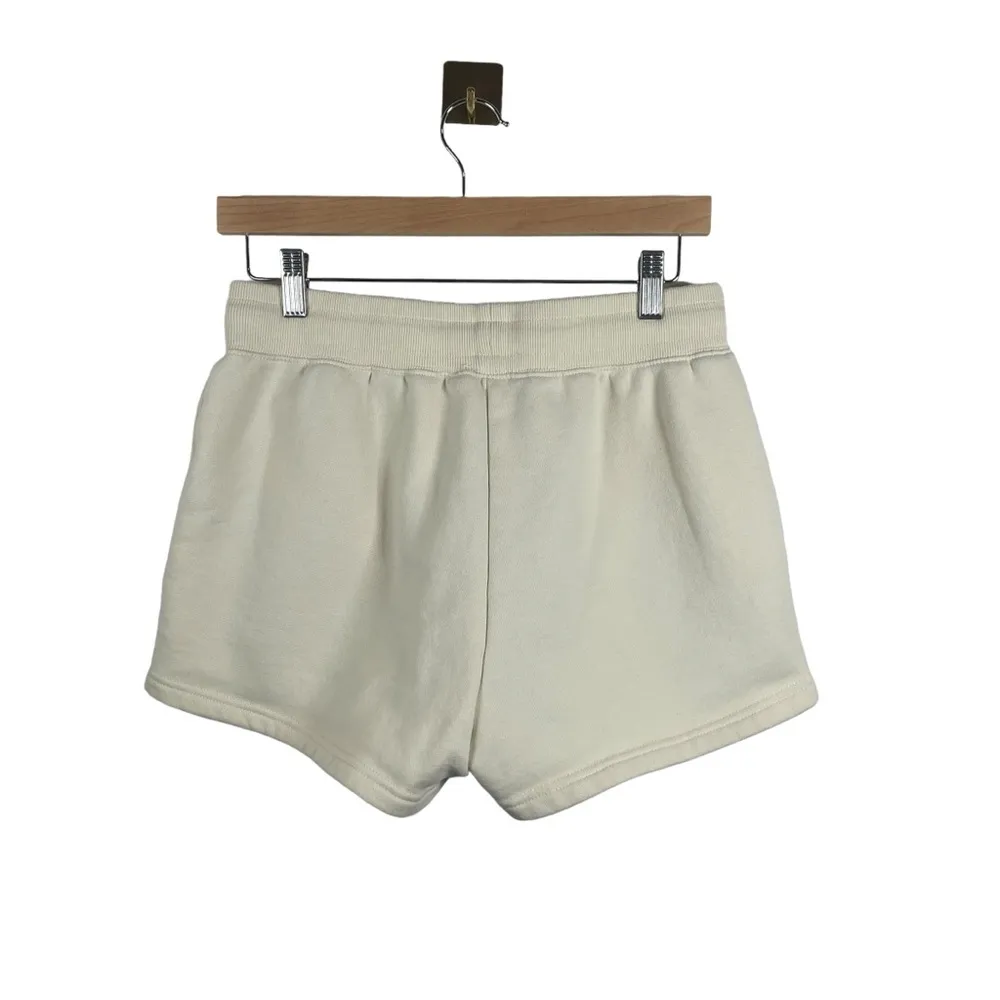 Sacre Women’s Erica Fleece Lounge Sweatshorts in Beige Size M Tan Size M - Image 8