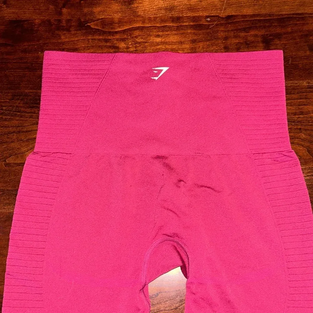 Gymshark Seamless Cropped Workout Gym Leggings - Image 3