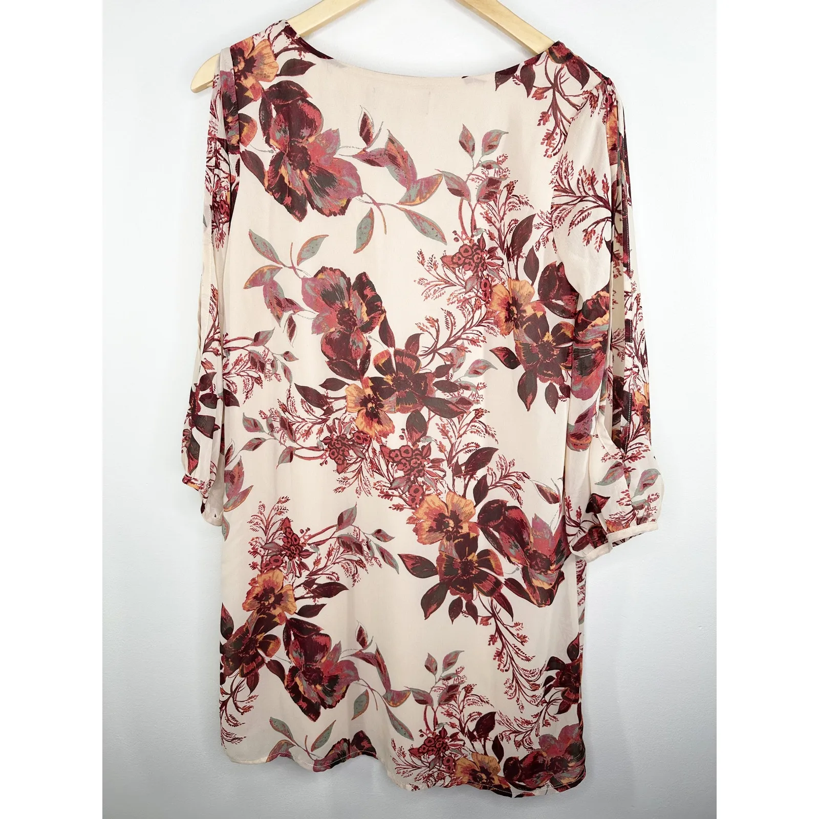 Lulu's Womens Floral Mini Shift Dress Size S Wedding Event Feminine Elegant Date - Image 2