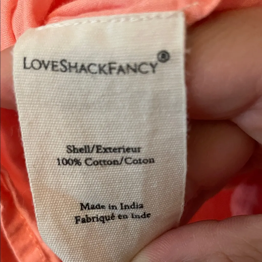 LoveShackFancy Natasha Pink Ruffle Mini Dress Size Small - Image 7