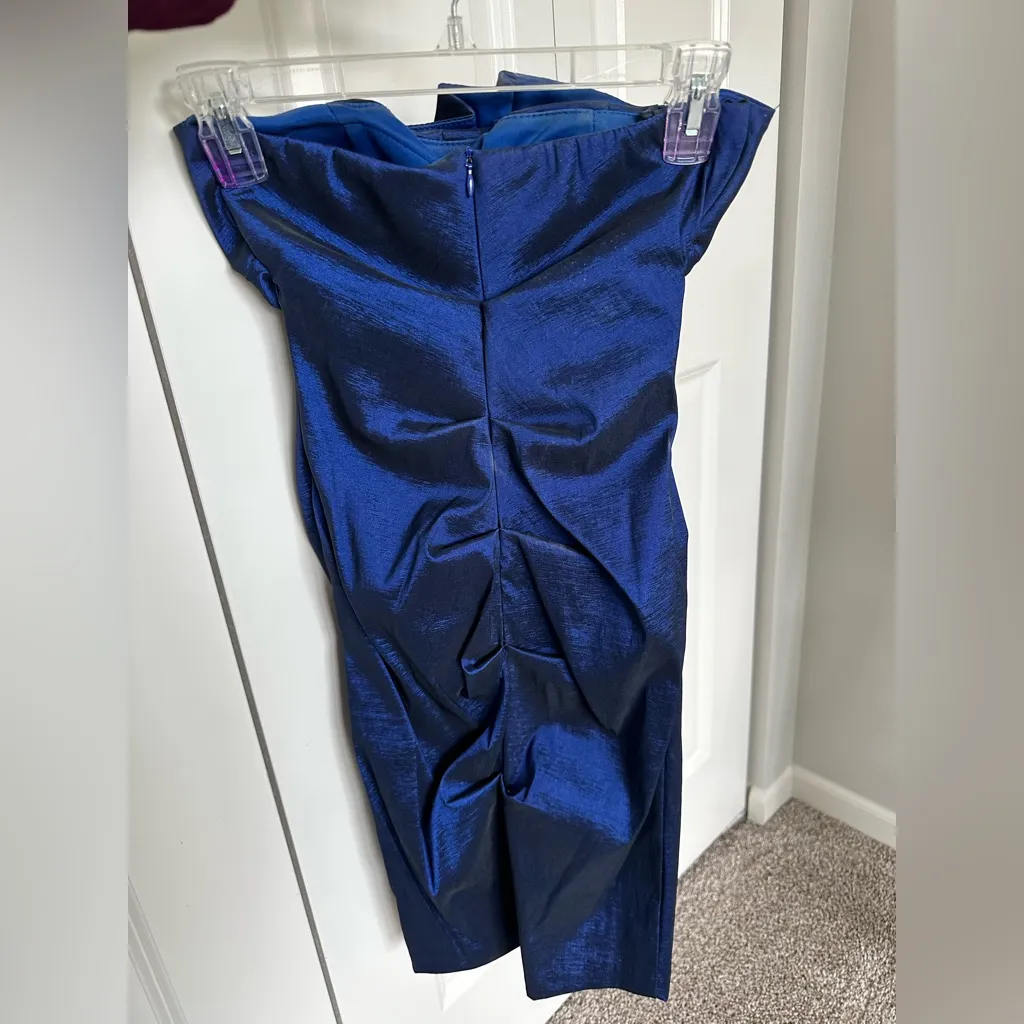Juniors tight strapless blue dress‎ Size undefined - Image 2