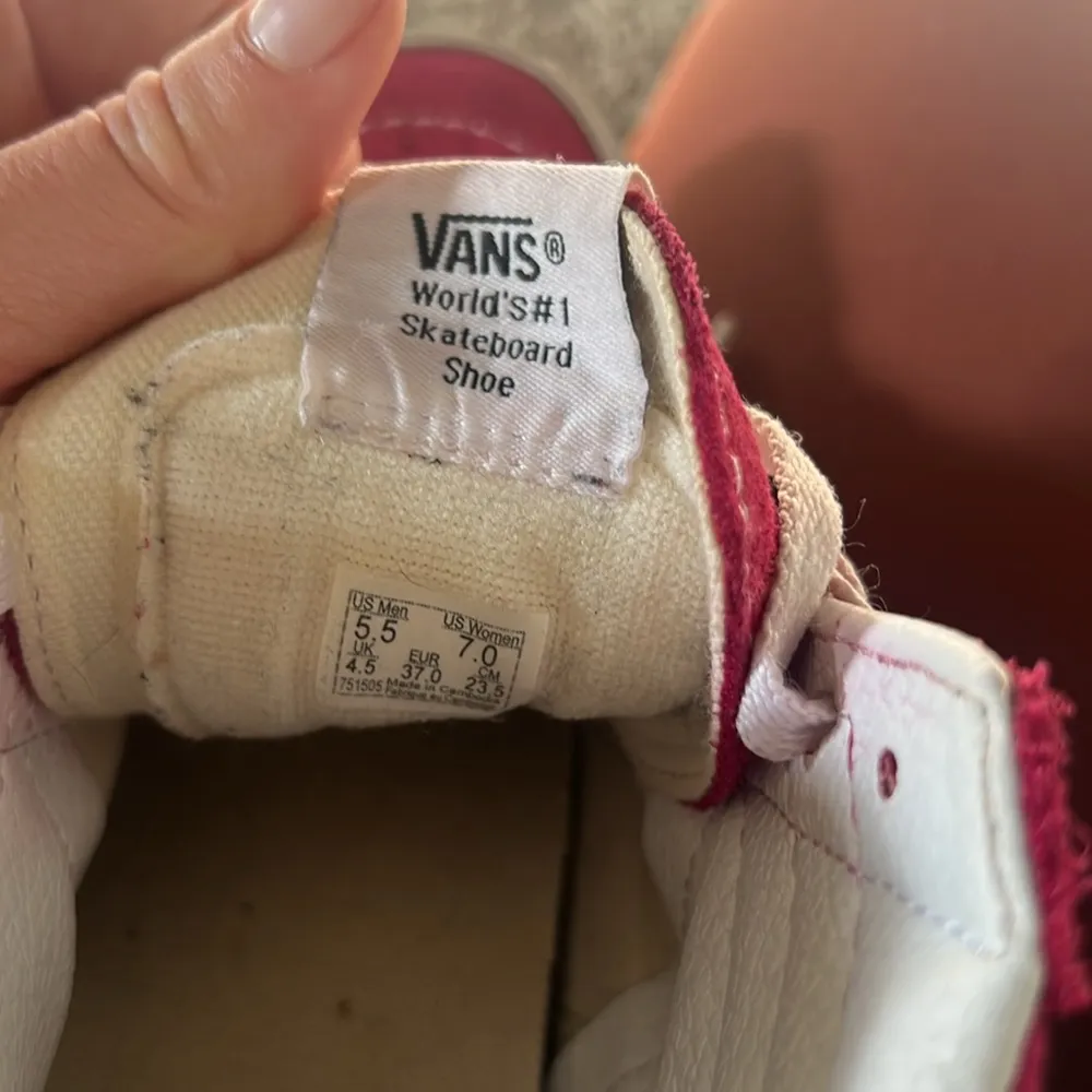 Magenta High Top Vans - Image 4