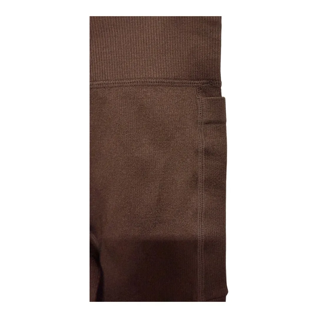 Cotton On Body Athletic Shorts Chocolate Brown Short Biker Shorts XS Workout - Image 3