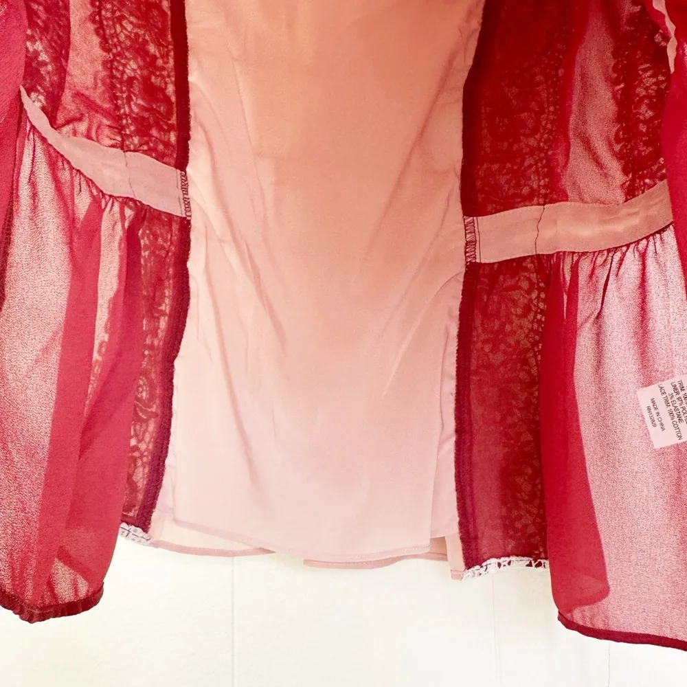 TULAROSA Marla Top Blouse Blush Small - Image 6