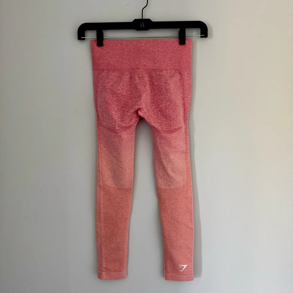 Gymshark Vital Seamless 2.0 Leggings Intense Coral Marl Ombré - Image 5