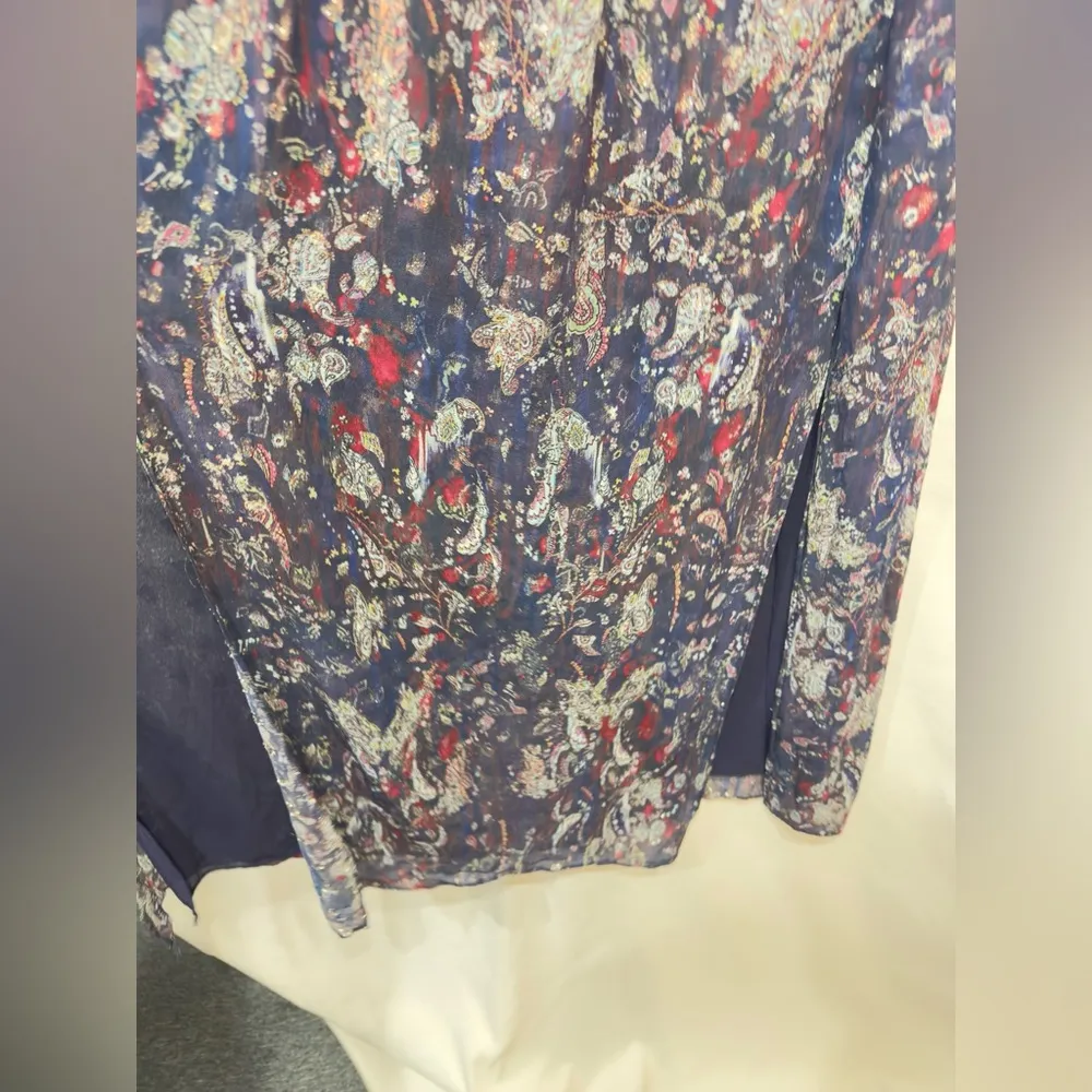 NWOT IRO Somov metallic paisley print halter dress size 42 or US size 10 - Image 8