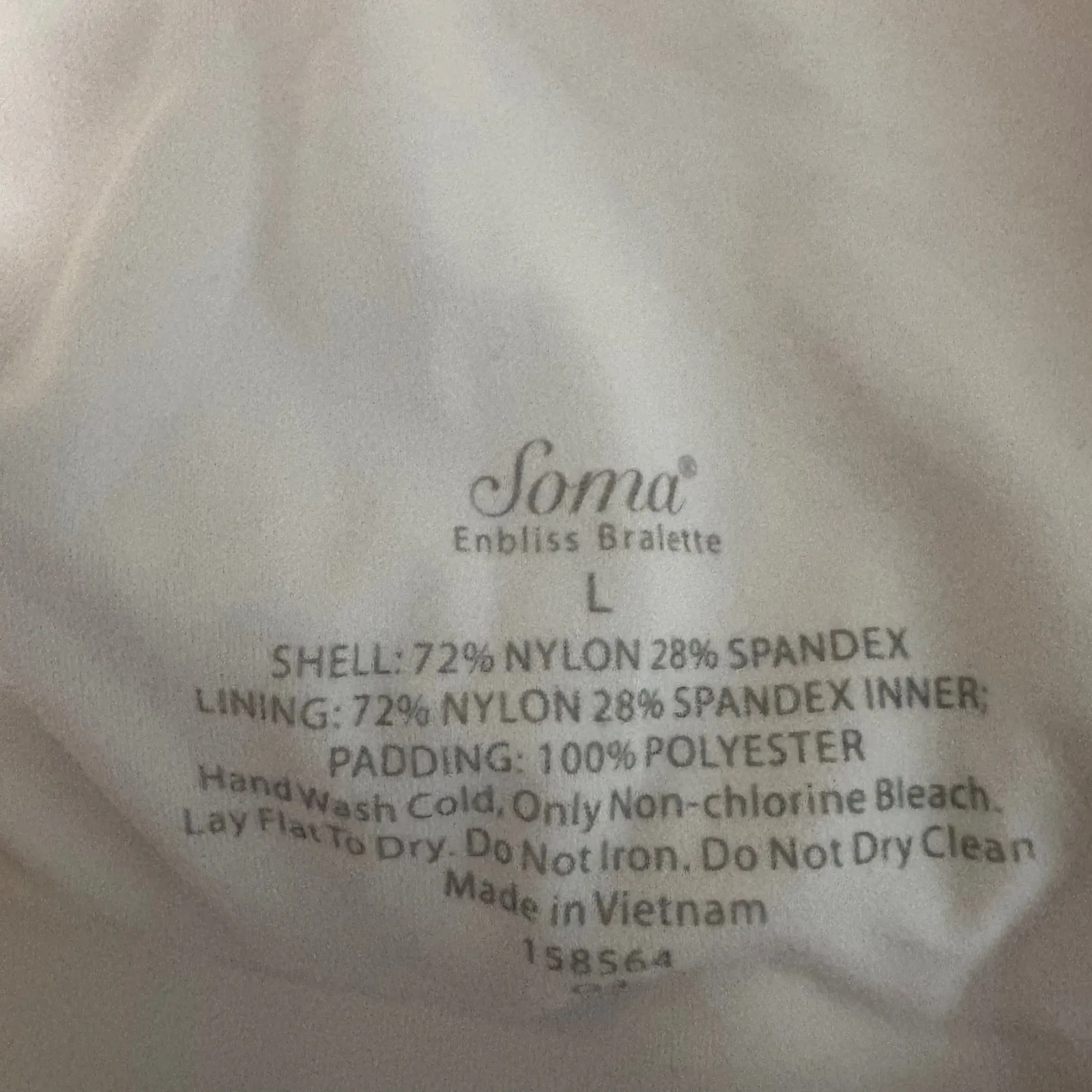 Soma Enbliss Bralette & Racerback Bundle Large Light Pink Seamless Everyday Bra - Image 3