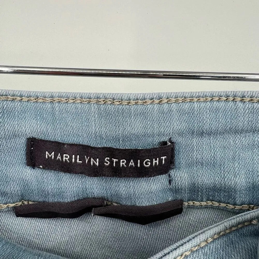 Not Your Daughter's Jeans NYDJ Marilyn Straight light wash blue jeans size 20W - Image 6
