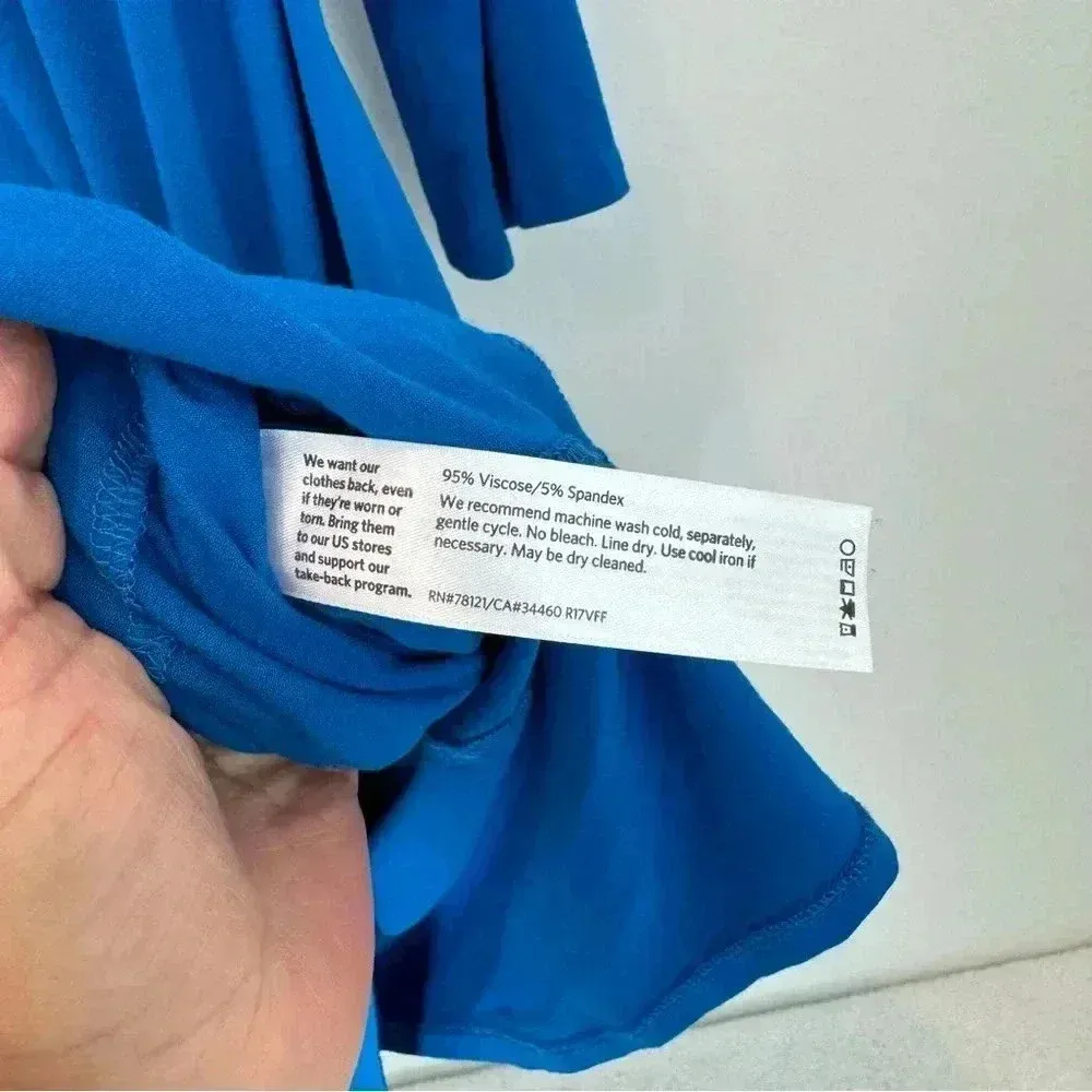 Eileen Fisher Lightweight Viscose Jersey Jewel Neck Tunic, Catalina, SP - Image 8