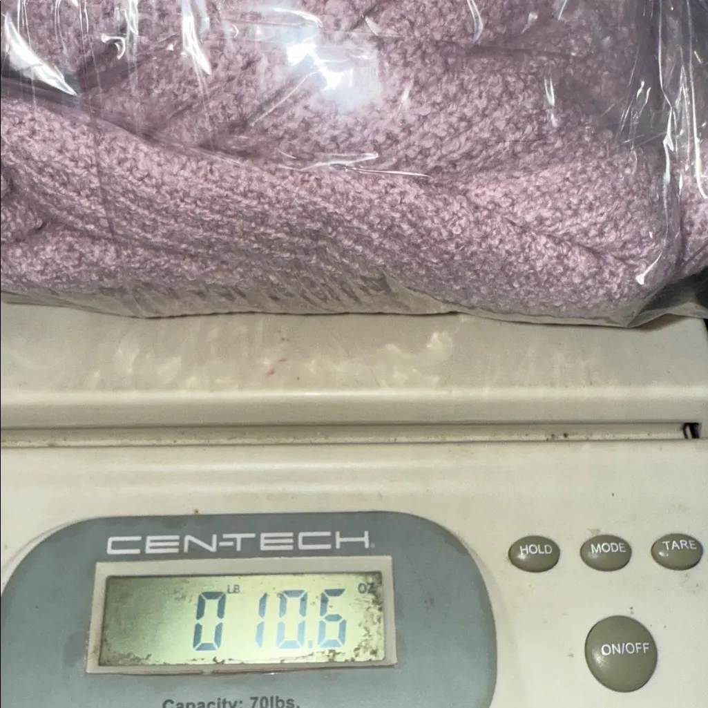 Ruby Moon women’s size large lilac v-neck pullover sweater long dolman sleeves - Image 8