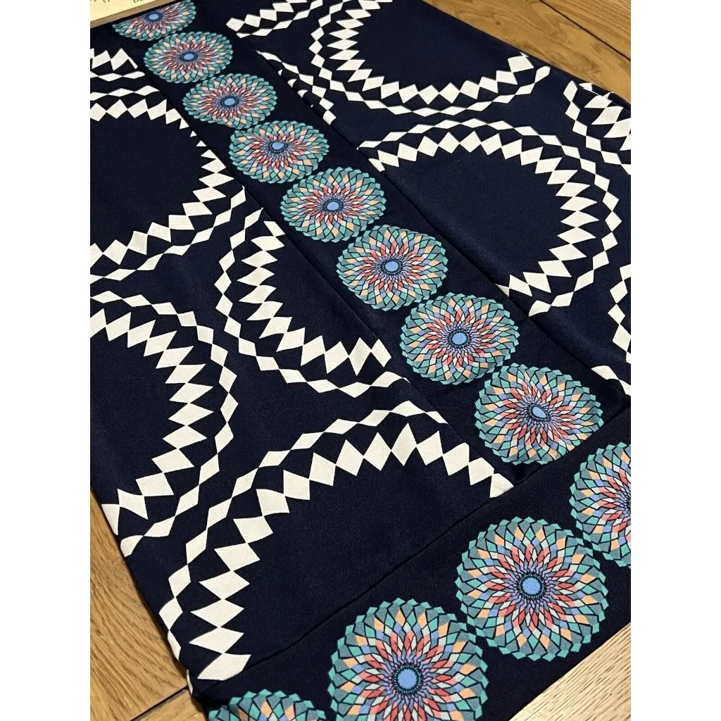 Tracy Negoshian Dress Size XS Retro Colorful‎ Boho Stretch Comfy - Image 6