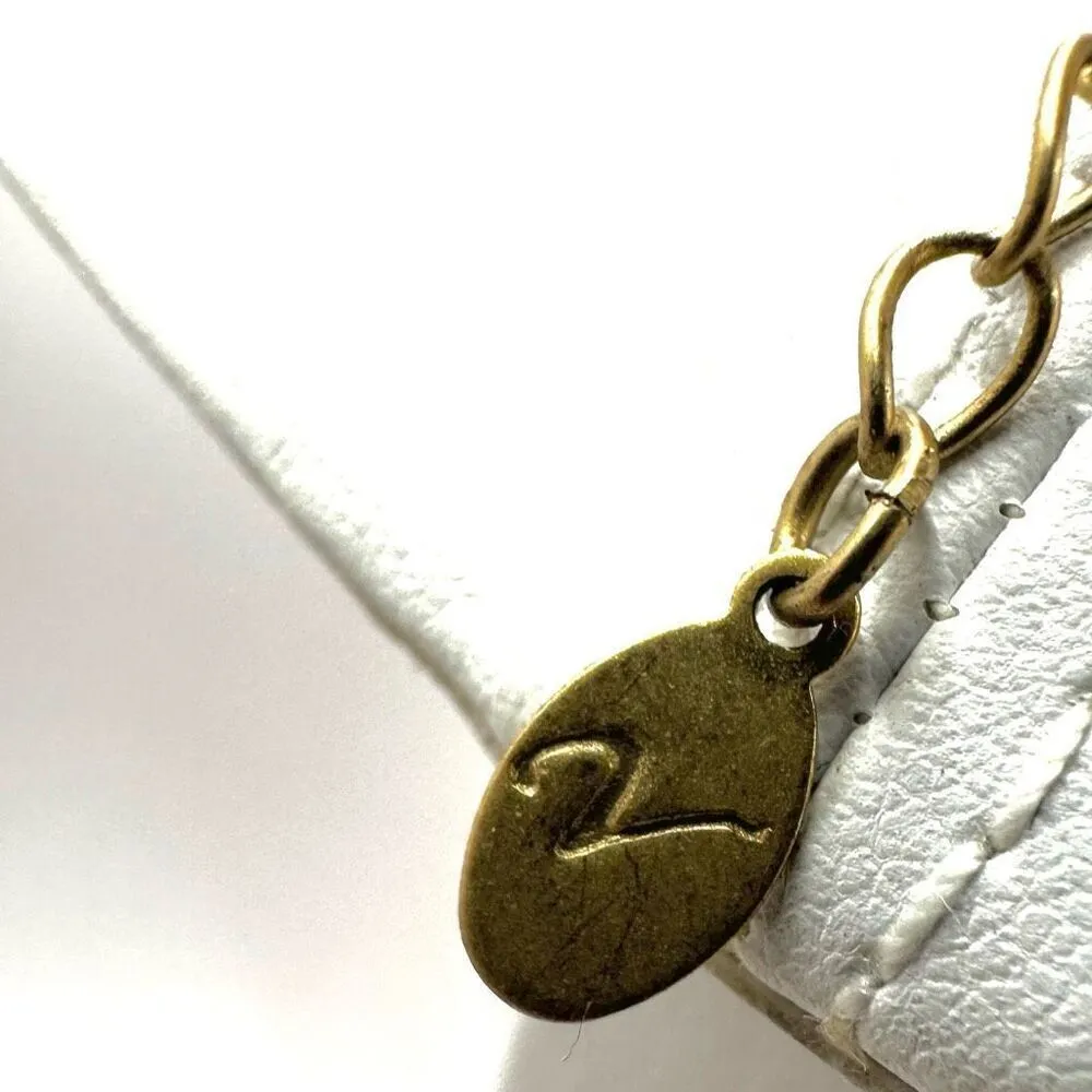 Jo gold tone and orange double strand necklace - Image 4