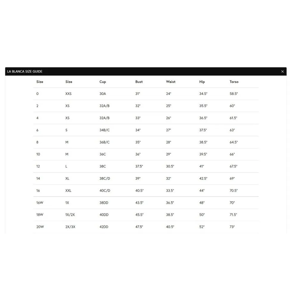 La Blanca Floral Rhythm One Shoulder Keyhole Tankini Top Floral White 4 - Image 8