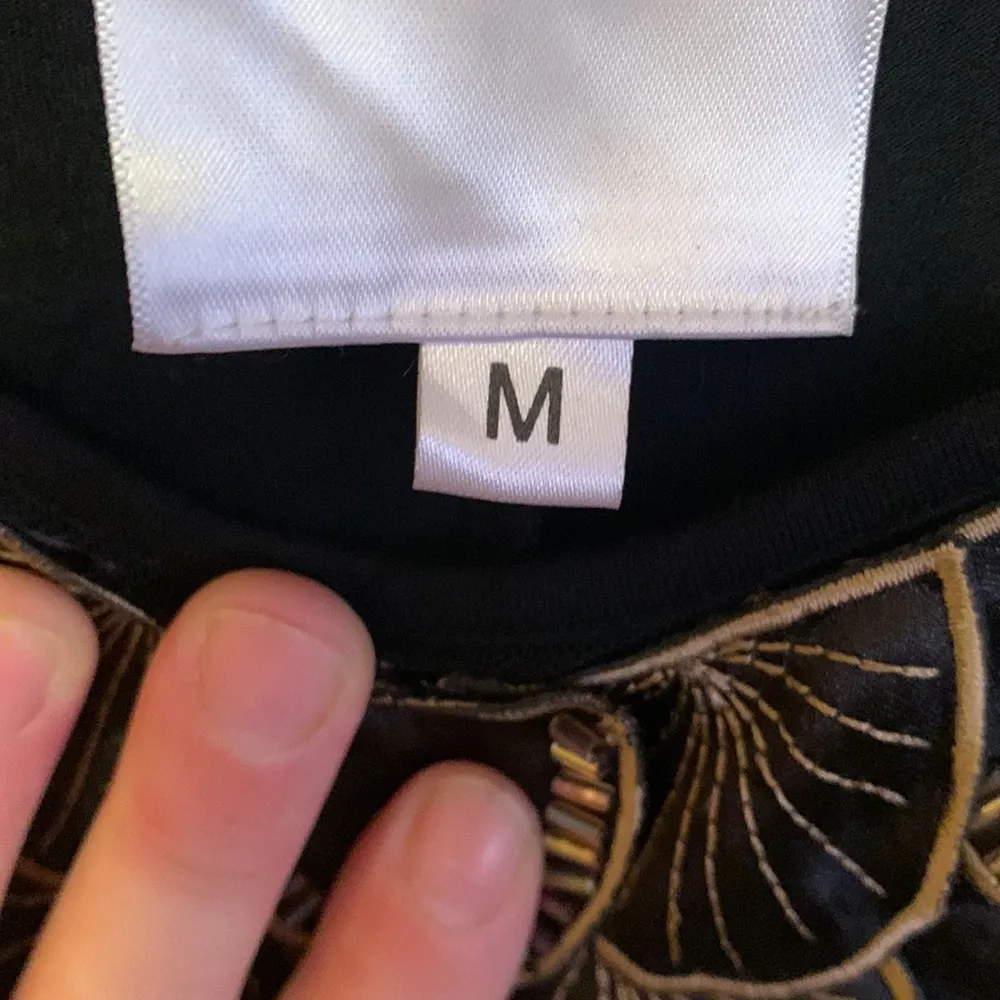 Decode 1.8 Black Stretchy Dress with Satin Disc & Sequin Collar Size M Size M - Image 6