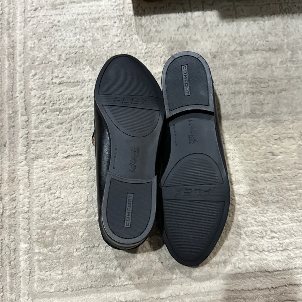 LifeStride Margot Loafers Black Burnish | Size 10W | Comfort Slip-On Shoe - Image 5