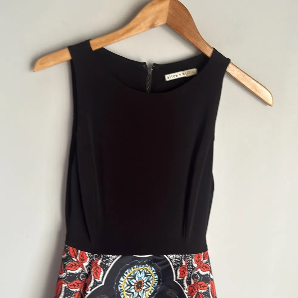 Alice + Olivia Kourtney Box Pleat Dress Baroque Multi 0 - Image 5