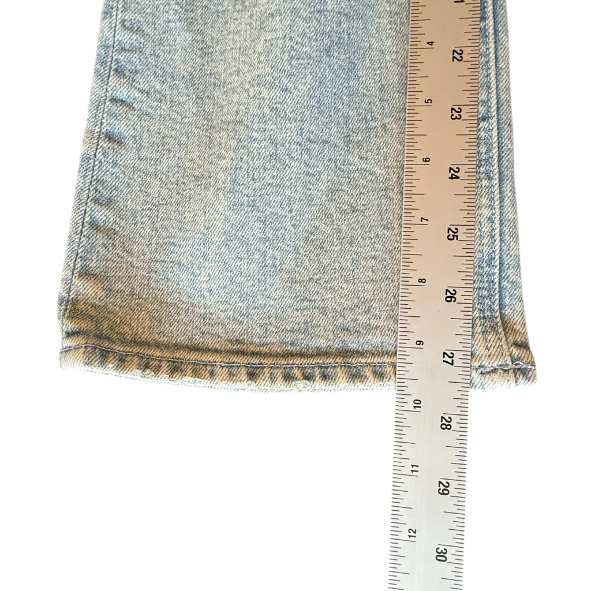 MOTHER The Tripper Skating On Thin Ice Jeans 28 Blue Size 25 - Image 15