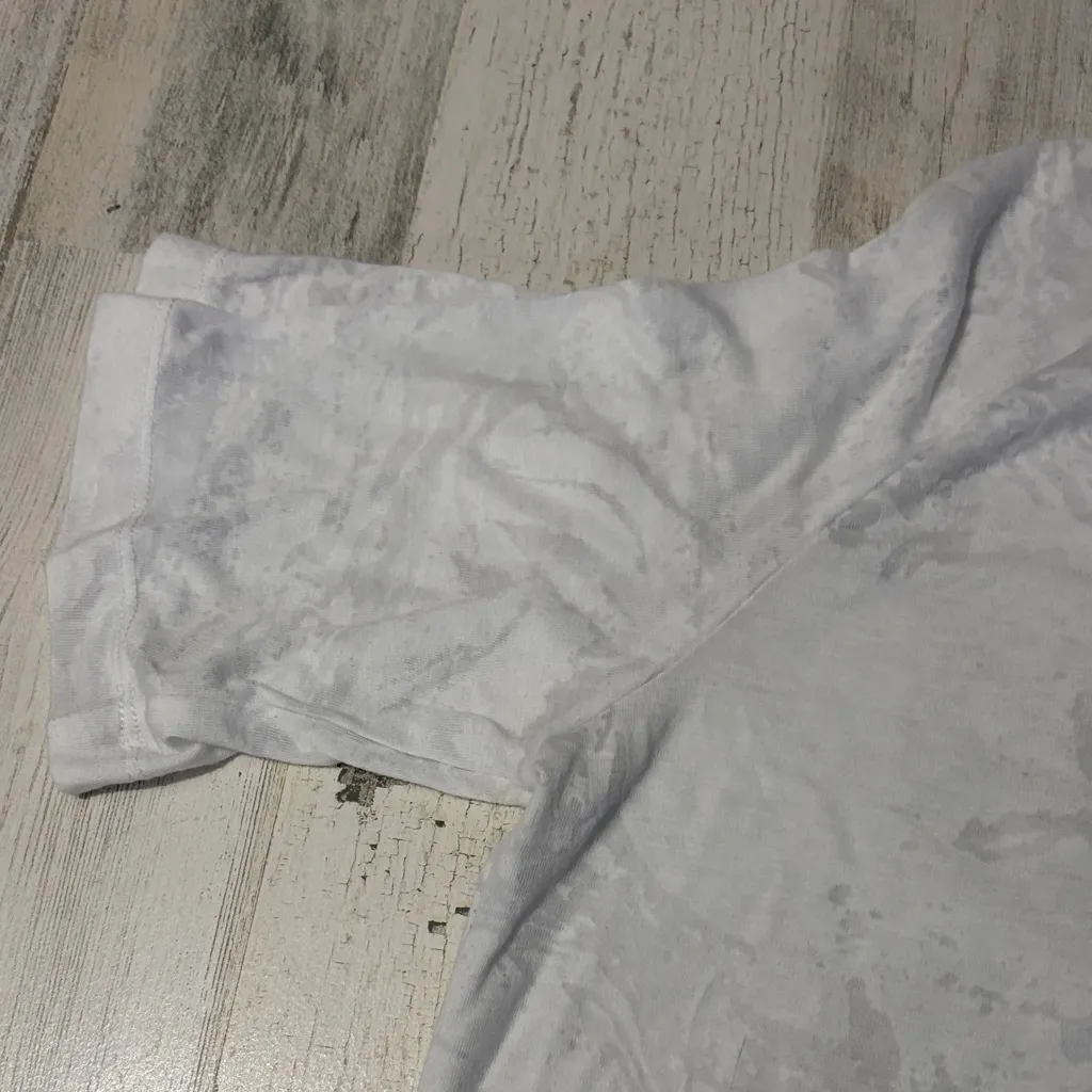 Varley Marr Tee in Sheer White Open-Back Size Small - Image 4