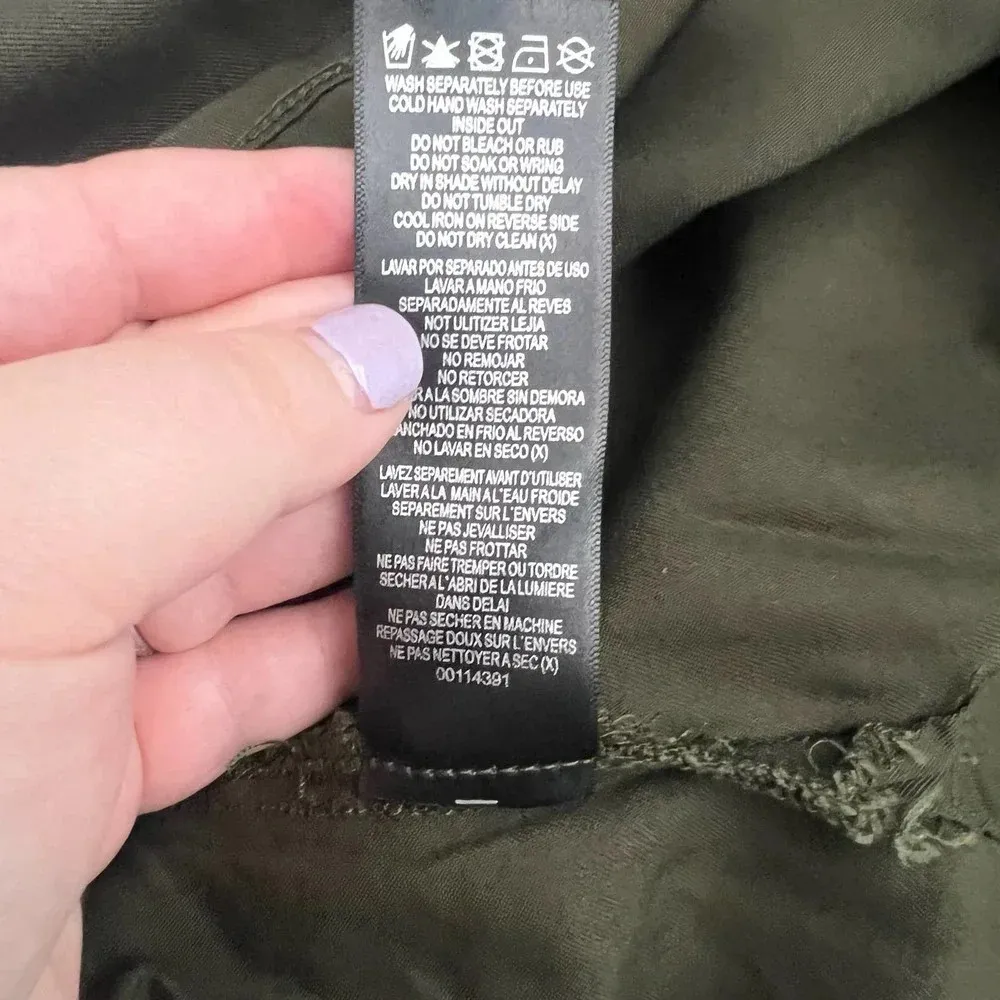 City Chic Thyme Miss Military Shirt Green Size‎ XL / Plus Size 22 - Image 13