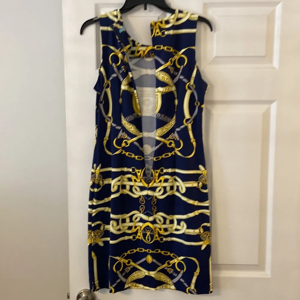 J.McLaughlin Summer Dress size S length 36” bust 34” zipper on the back - Image 6