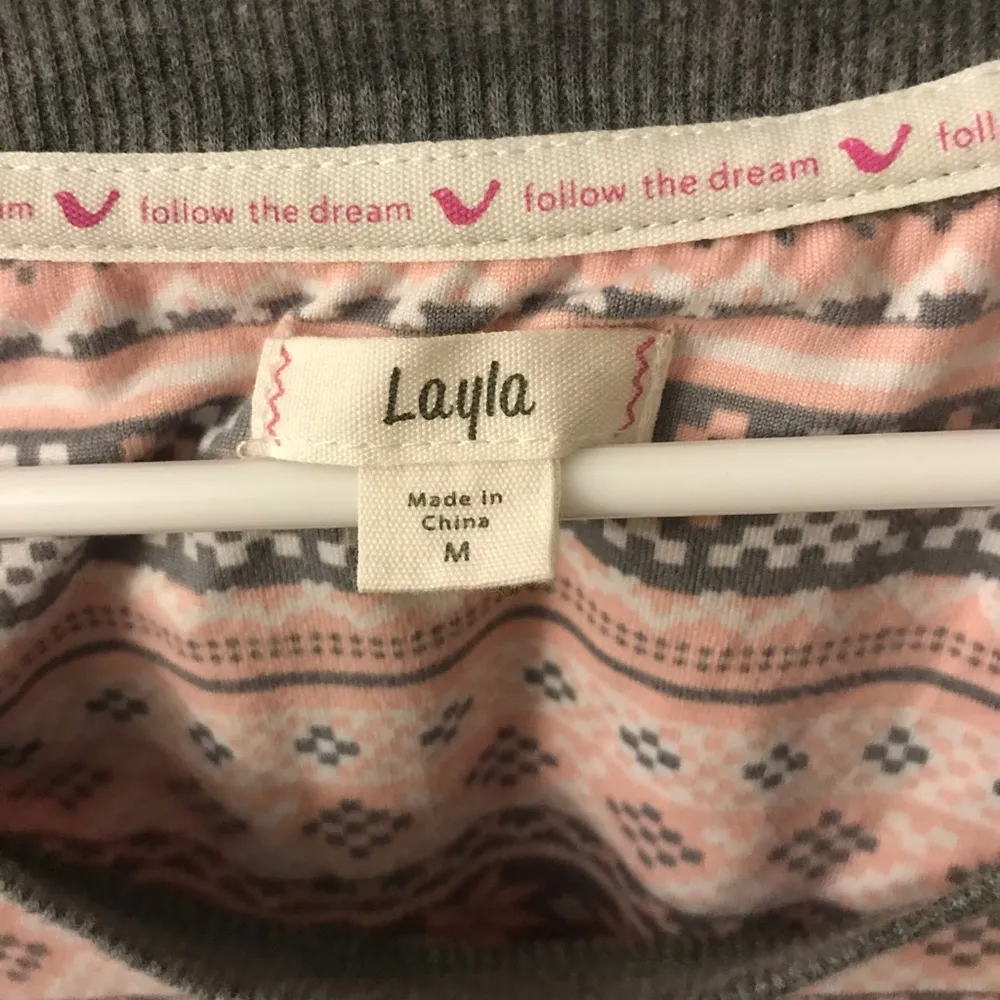 Layla Pajama Set Pink Size M - Image 8