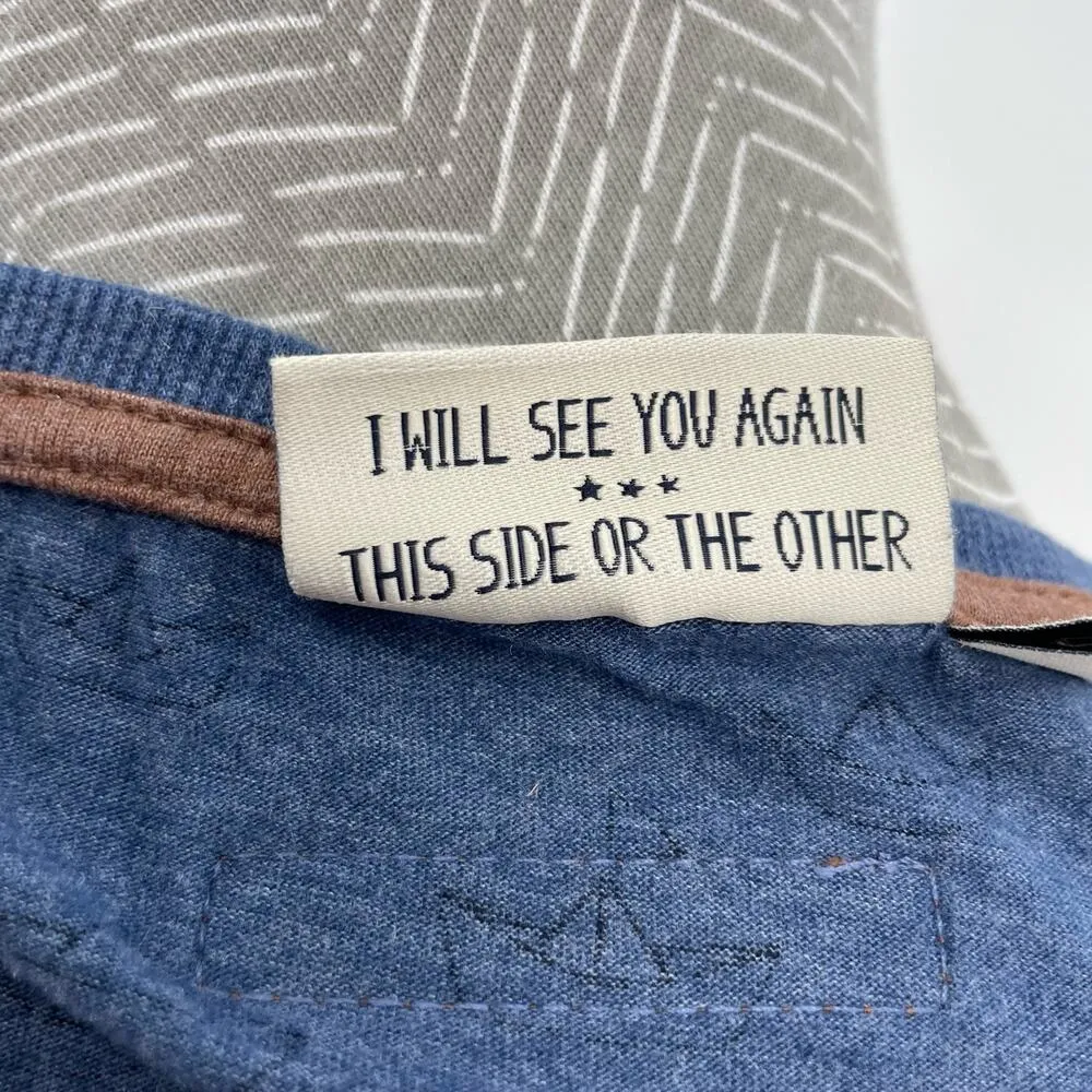 Naketano Sailboat Paper Boat Blue Blouse Top Short Sleeve Novelty Print Size S - Image 10